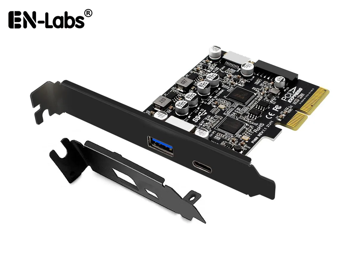 EN-Labs EN-Labs 11-001-366 PCIe x4 USB 3.2 10Gbps 5-port card — product photo