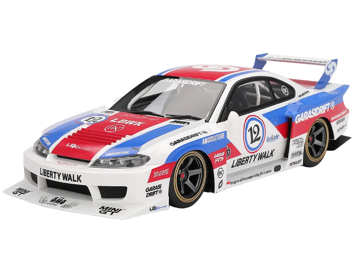 Top Speed Top Speed Nissan LB-Super Silhouette S15 Silvia RHD #12 GARASIDRIFT 1/18 Hobby Collectible — product photo
