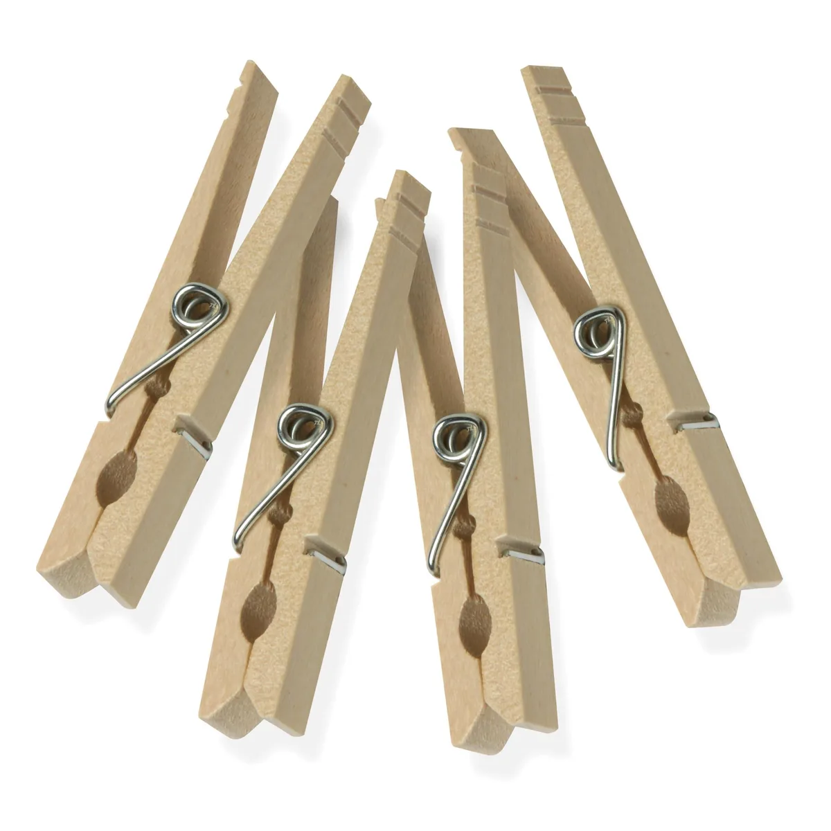  Honey-Can-Do DRY-01374 24-pack 3.3-inch wood clothespin fasteners — product photo