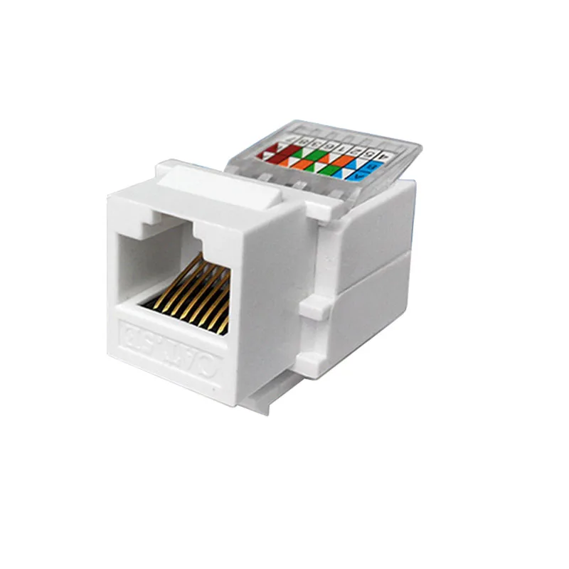 EN-Labs EN-Labs Cat5e Tool-less Keystone Jack White 22-26AWG — product photo