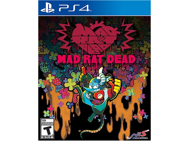 PlayStation 4 game case with MAD RAT DEAD cover art