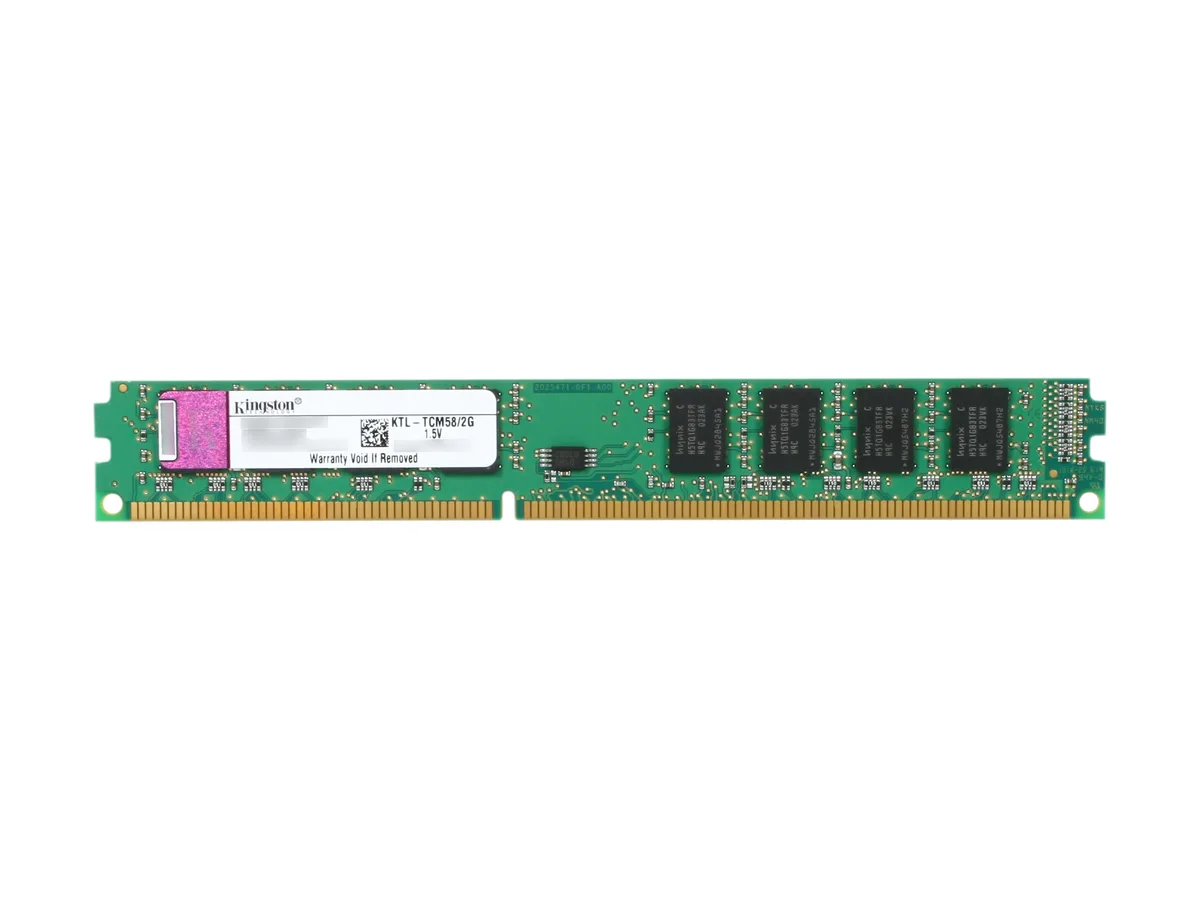 Kingston Technology Corp. Kingston Technology Corp. KTL-TCM58/2G 2GB 240-Pin DDR3 1066 memory upgrade — product photo