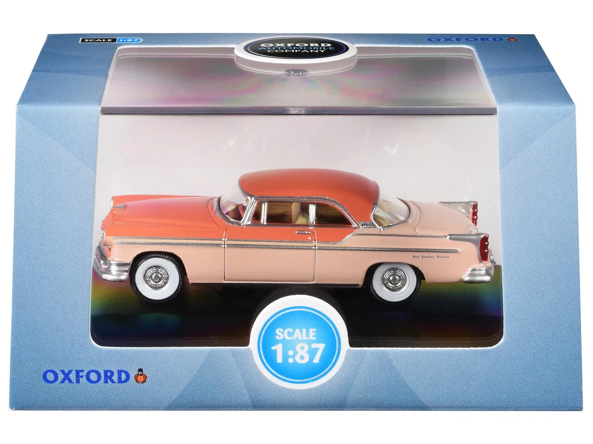 Oxford Diecast Oxford Diecast 1955 Chrysler New Yorker Deluxe St. Regis Desert Sand and Canyon Tan 1/87 Scale Diecast Car — product photo