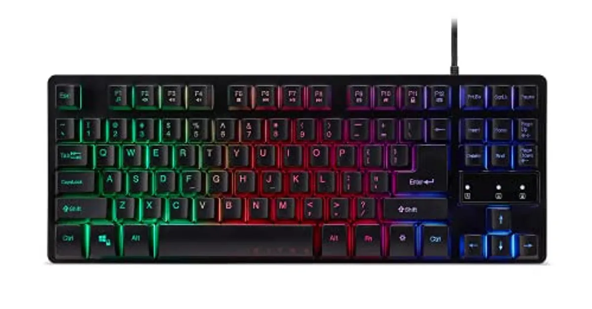 Acer America Acer America Nitro TKL 80% Membrane Gaming Keyboard 19 Anti-Ghosting Keys 5.9ft Cable — product photo