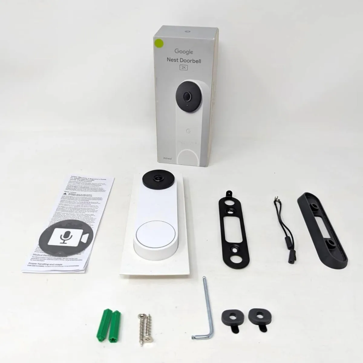 Google Google Nest Doorbell Wired 3rd Gen GA09967-US Snow Mint — product photo
