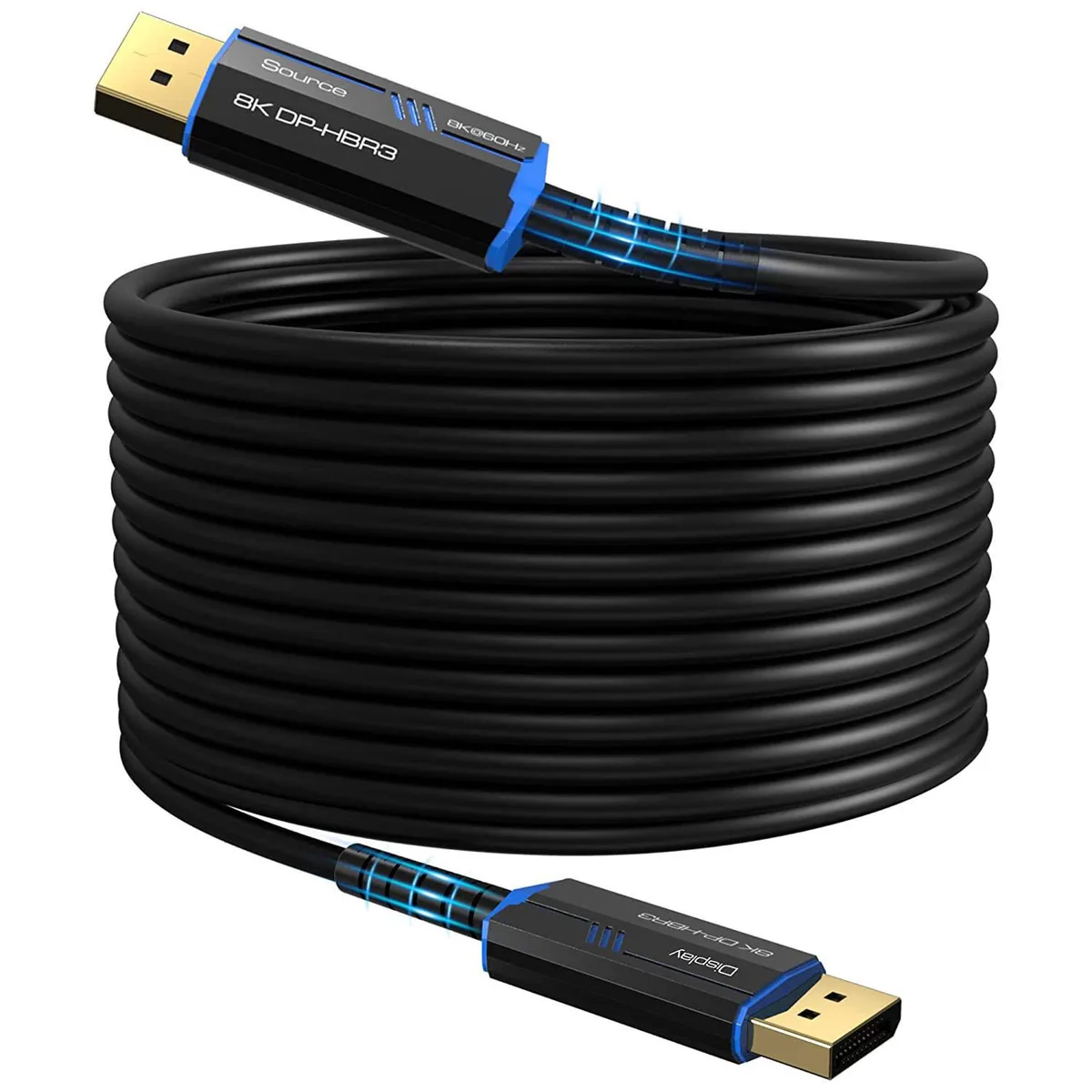 LUOM LUOM TJ-A077 DisplayPort cable 330 ft 8K@60Hz 4K@144Hz 32.4Gbps — product photo