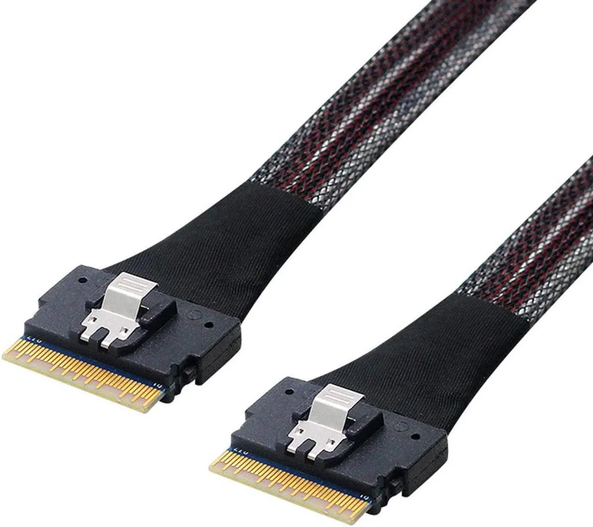 Vszerda Vszerda SAS 4.0 SFF-8654 8i 74pin Host to SFF-8654 Slim SAS Target Cable 100cm — product photo