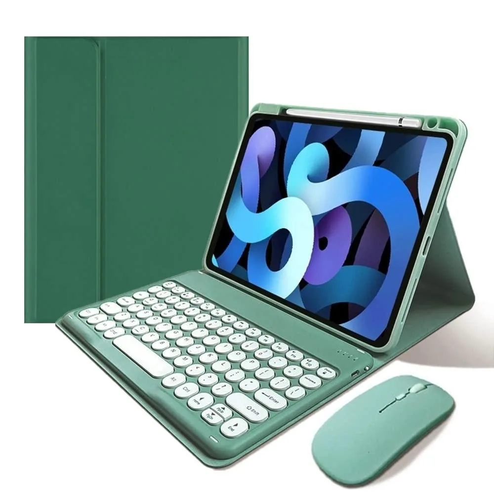 Barrow Mods Barrow Mods Keyboard Case iPad 11 A16 2025 10.9 2022 Dark Green 2 in 1 accessory — product photo