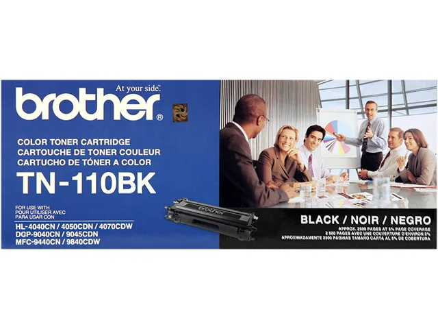 Brother Brother TN110BK Black Toner Cartridge – 2,500 Pages — product photo