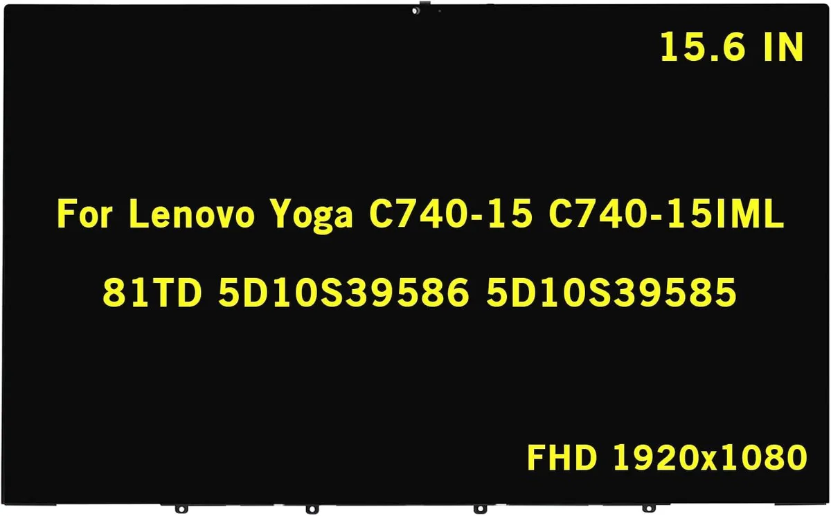 NUOLAISUN NUOLAISUN 15.6" FHD IPS Touch Screen Assembly 5D10S39586 5D10S39585 — product photo