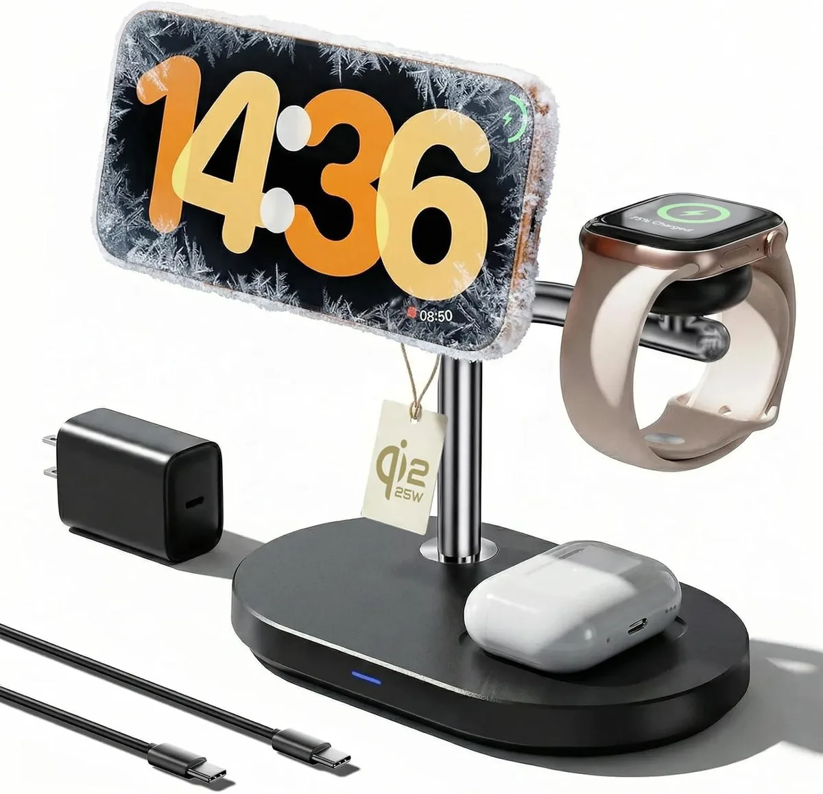 Luisport Luisport Qi2.2 25W 3-in-1 Wireless Charger with TEC Cooling 45W — product photo