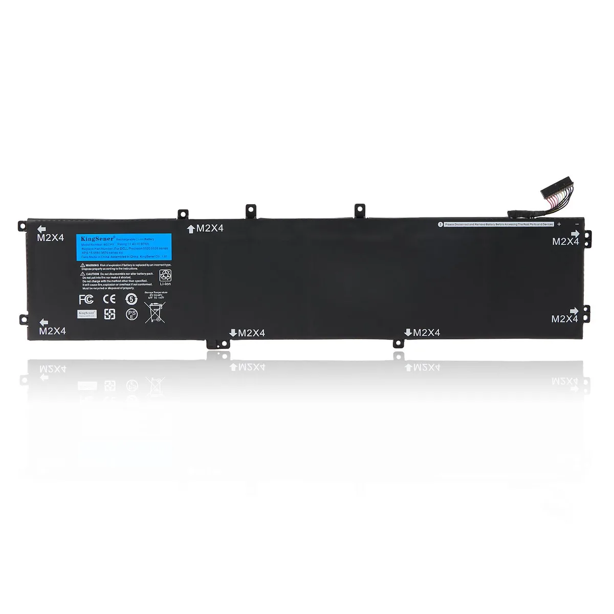 KingSener KingSener 6GTPY 11.4V 97WH laptop battery — product photo