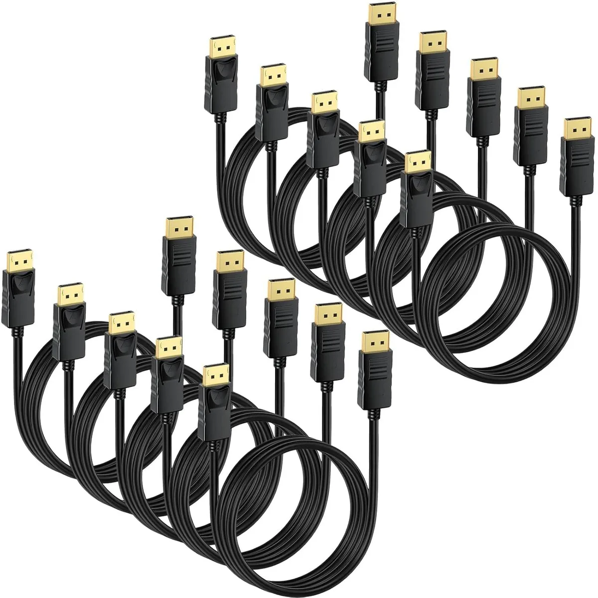Chopmate Chopmate DisplayPort Cable 10-Pack 6ft 4K@60Hz 2K@165Hz — product photo