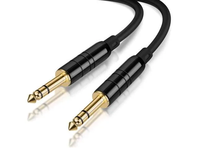 Manw Manw 2-Pack 10 ft 6.35 mm TRS Instrument Cable Black — product photo