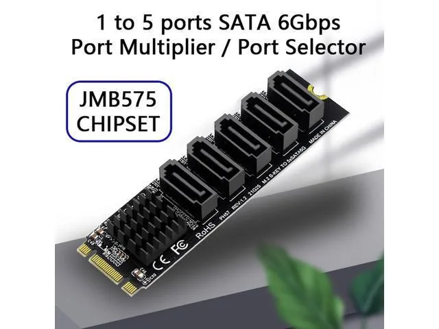 LORDWORLD LORDWORLD 2280 M.2 SATA 3.0 5 Ports JMB575 — product photo