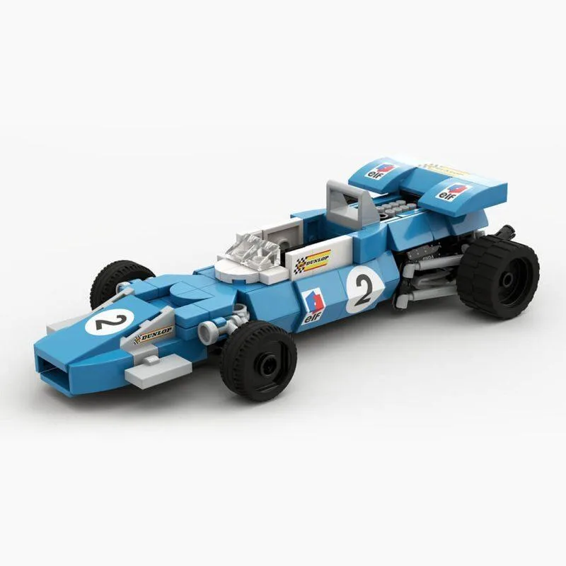 ZITIANYOUBUILD ZITIANYOUBUILD MOC-56793 1/27 Scale 60s 4-Car Racing Collection 656 Parts — product photo