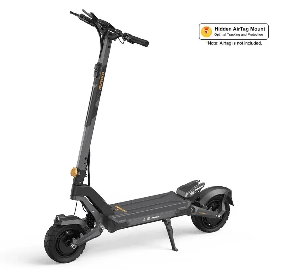 Ausom Ausom L2 Max Dual Motor Electric Scooter 40 mph 56 miles 1000Wh Dark Gray — product photo