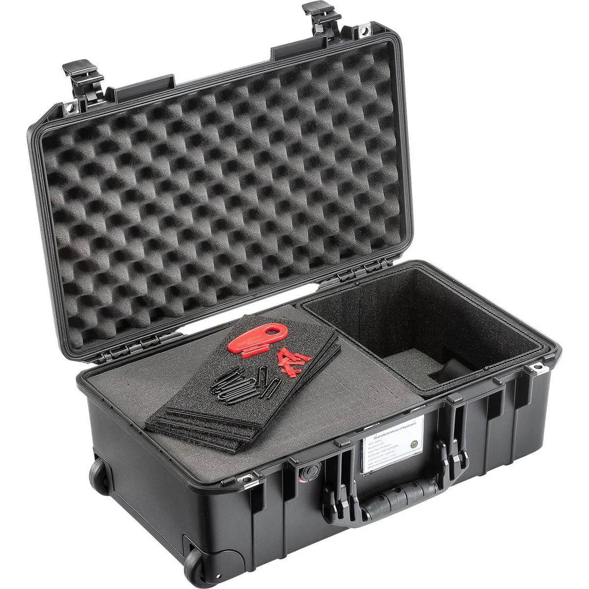 Pelican Products, Inc. Pelican 1535 Air Wheeled Carry-On Camera Case with Hybrid TrekPak & Foam, Black — product photo