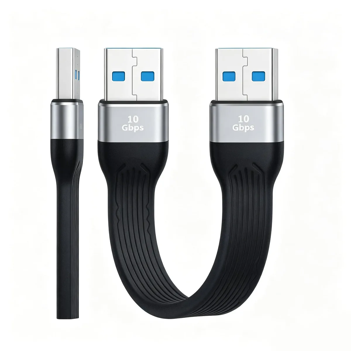 No Sew No Sew USB 3.1 Type A Male to Male Cable 10Gbps 5inch — product photo