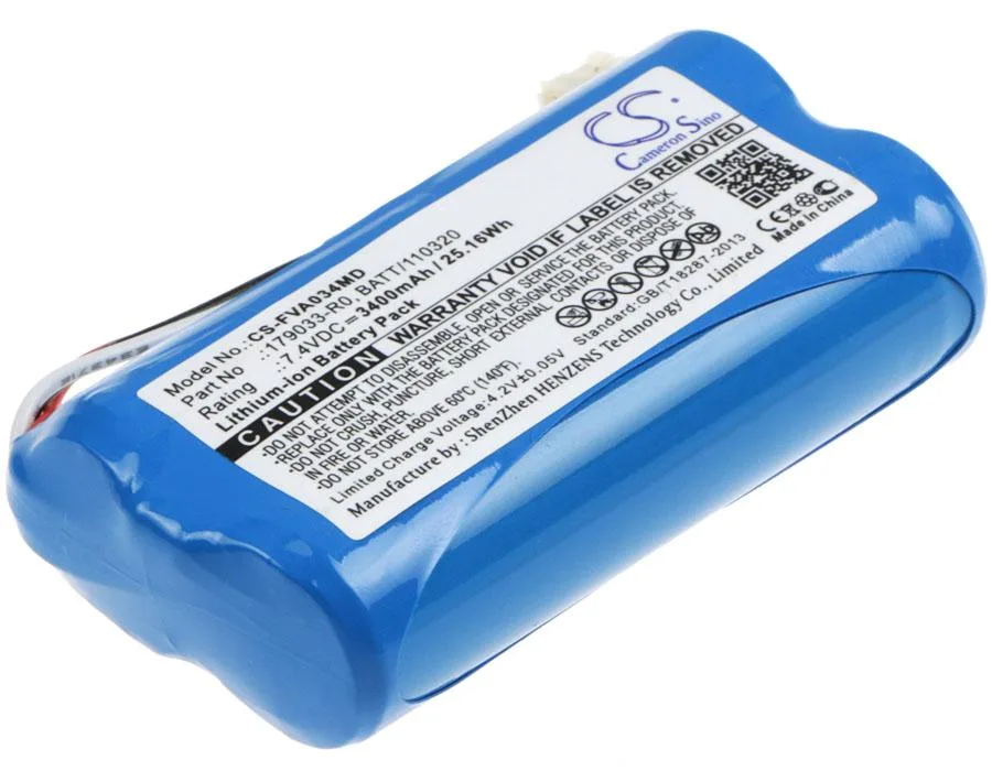 Cameron &amp; Co Cameron &amp; Co DS-CS-FVA034MD Battery 7.4V 3400mAh Blue — product photo