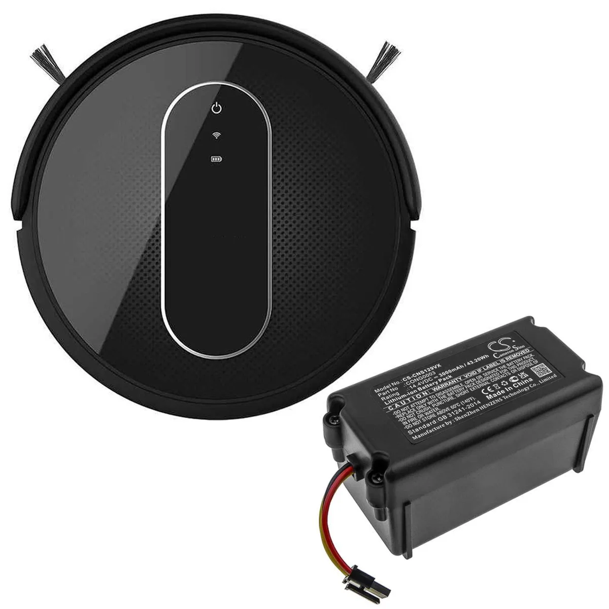Cameron Sino 3000mAh 14.4V Battery for Conga 1290/1390 VR302 — product photo