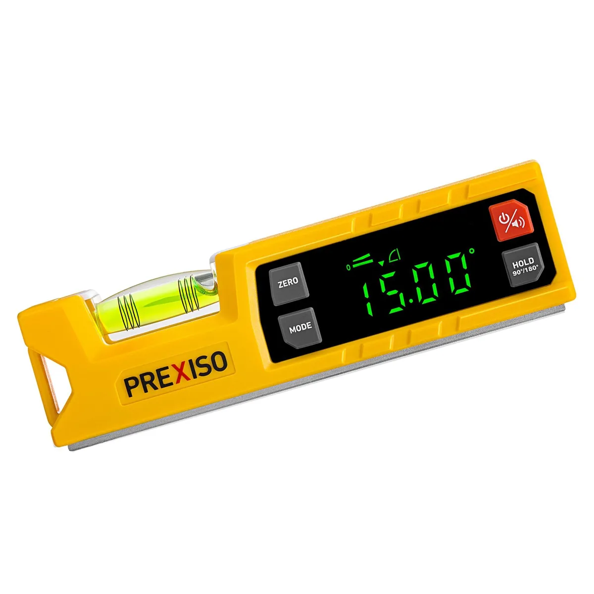 Digital Level & Protractor 7" Angle Finder 0-90° & 0-180° Magnetic V-Groove Audio Indicator — product photo