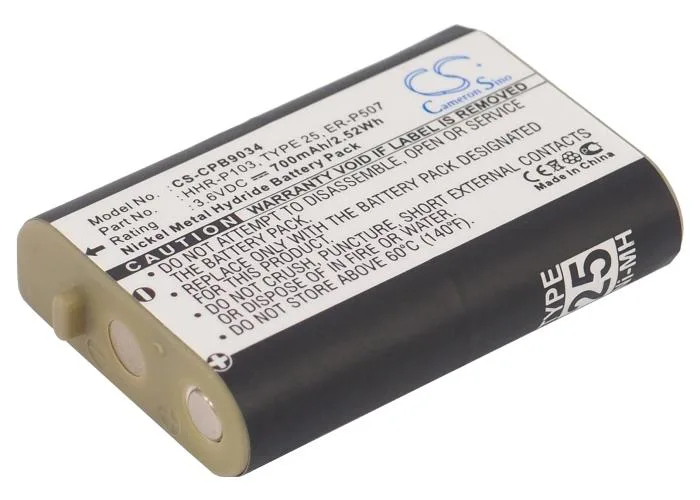 Estry Estry 43-9004 700mAh 3.6V Ni-MH standard battery — product photo