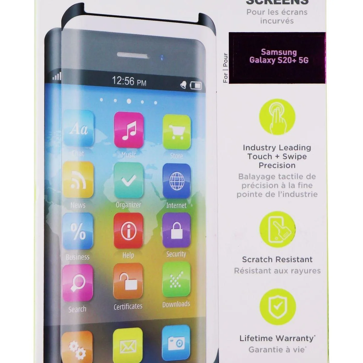 PureGear PureGear HD Tempered Glass Screen Protector Samsung Galaxy S20+ 5G Clear — product photo