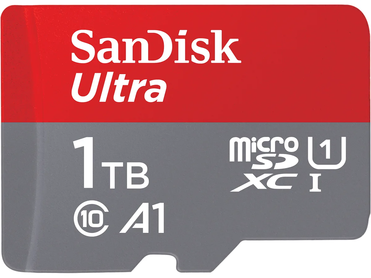 SanDisk SanDisk SDSQUA4-1T00-GN6MA 1TB microSDXC UHS-I U1 Class 10 A1 memory card with adapter — fotografija izdelka