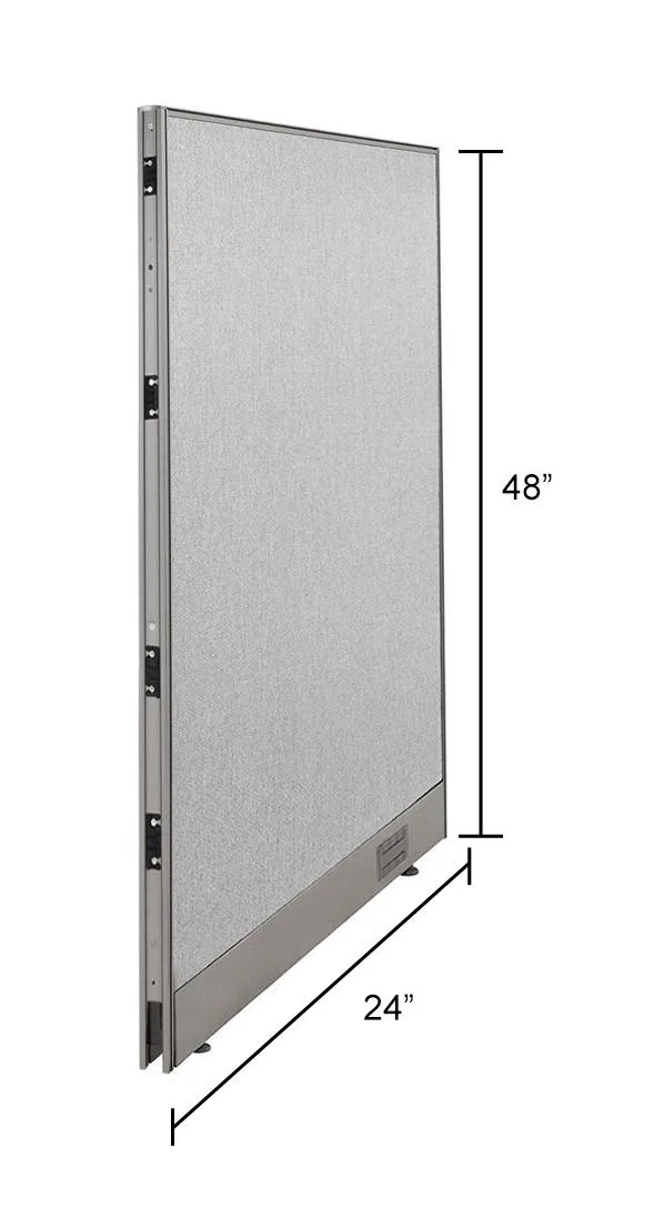 GOF GOF Single Panel Office Partition 24" W x 48" H — product photo
