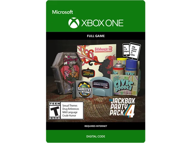 Microsoft Microsoft 6JN-00025 The Jackbox Party Pack 4 downloadable game — product photo