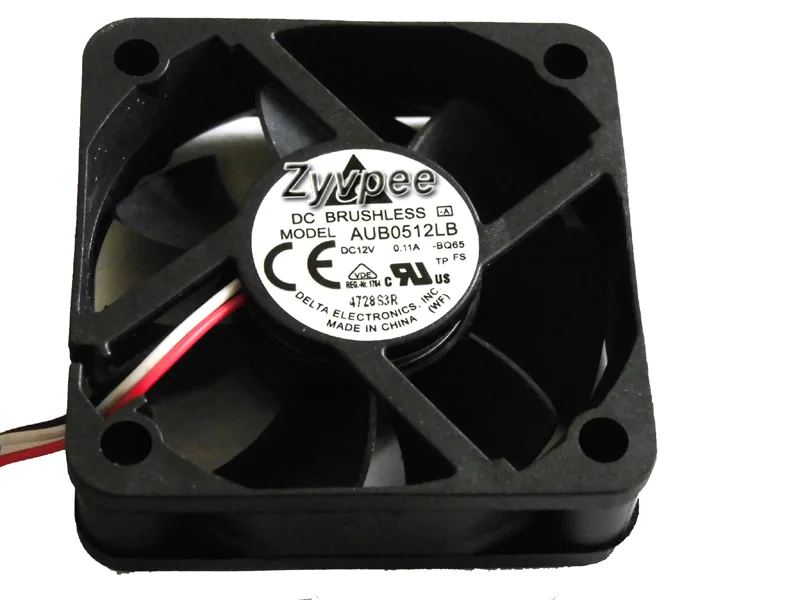 Zyvpee Zyvpee AUB0512LB-BS25 5015 12V .11A 3-pin case fan — product photo