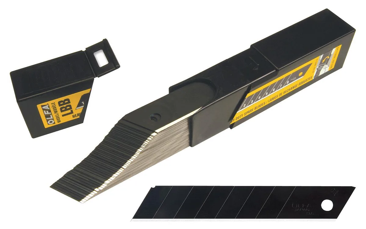 Olfa Olfa LBB-50B Snap-Off Blades 50 Pack 11/16 in Wide 0.03 in Thick — product photo