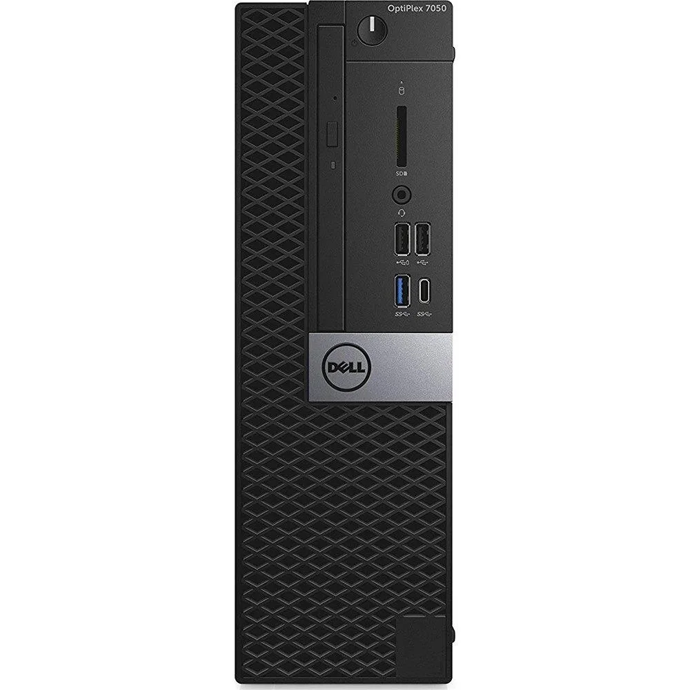 DELL DELL OptiPlex 7050 i5-7500 3.8GHz 16GB 512GB SSD Radeon R5 430 Windows 10 Pro Black desktop PC — product photo