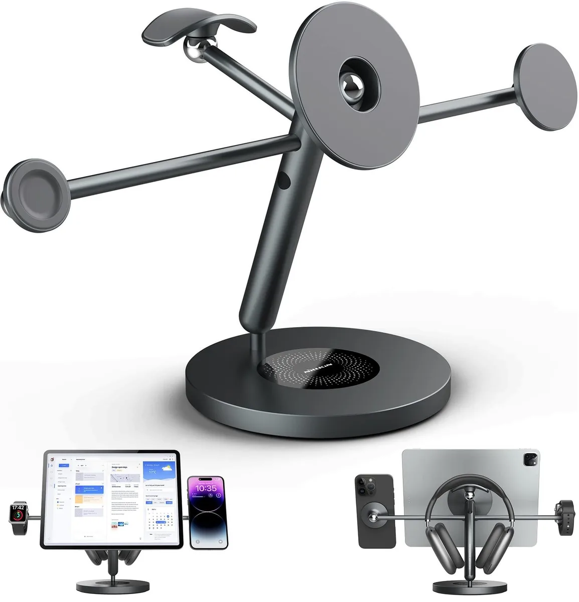 Nillkin Technology Co.,Ltd Nillkin Technology Co.,Ltd 2 in 1 Magnetic Stand MagSafe Ring 360 Rotating 13 inch — product photo