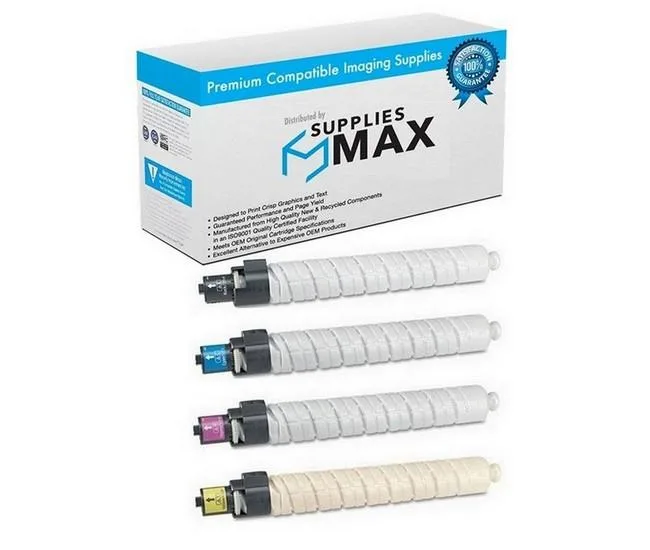 SuppliesMax SuppliesMax Savin 84158MP Toner Cartridge Combo Pack (BK/C/M/Y) — product photo
