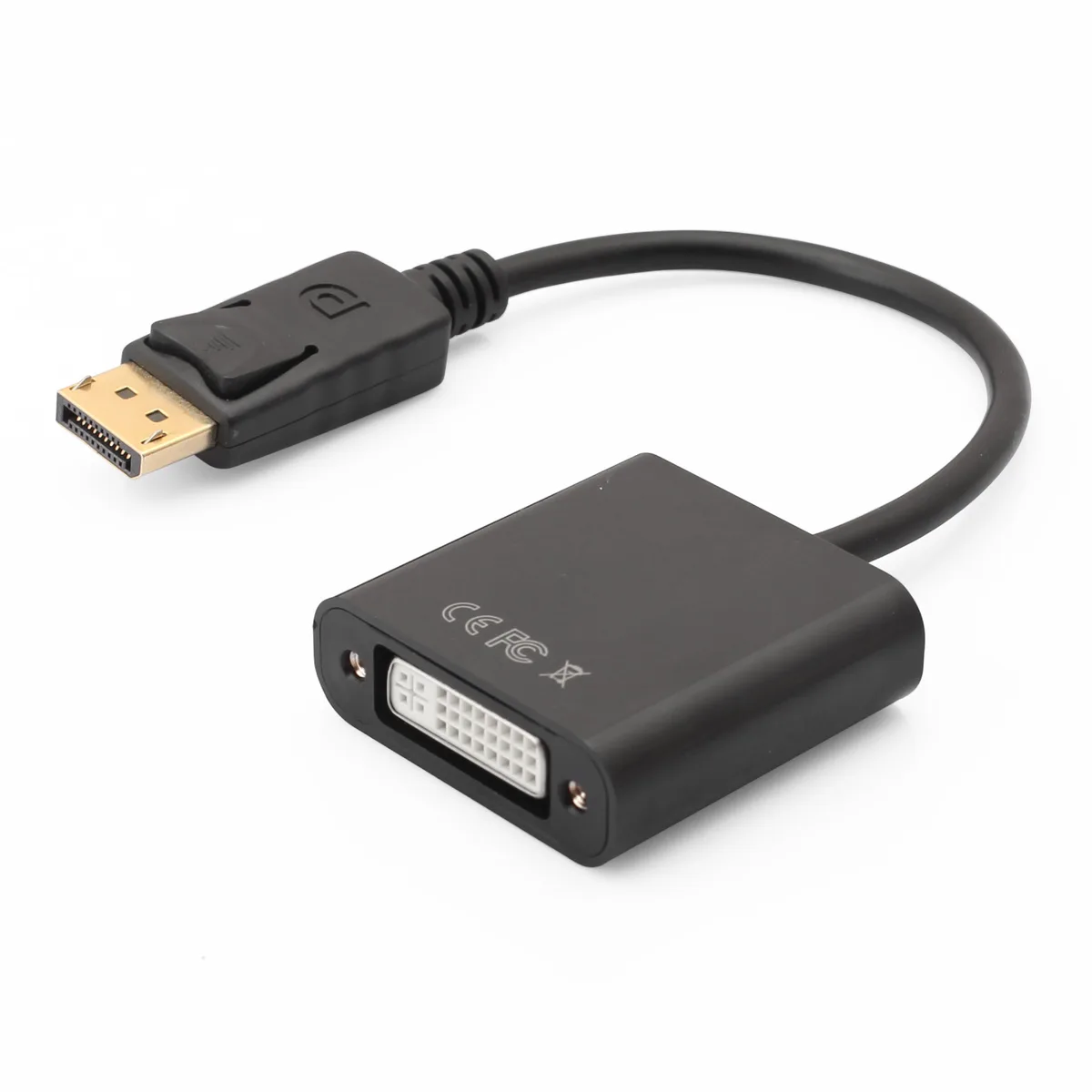 HANNORD HANNORD DisplayPort to DVI Adapter Male to Female Black 1920x1080@60Hz — product photo