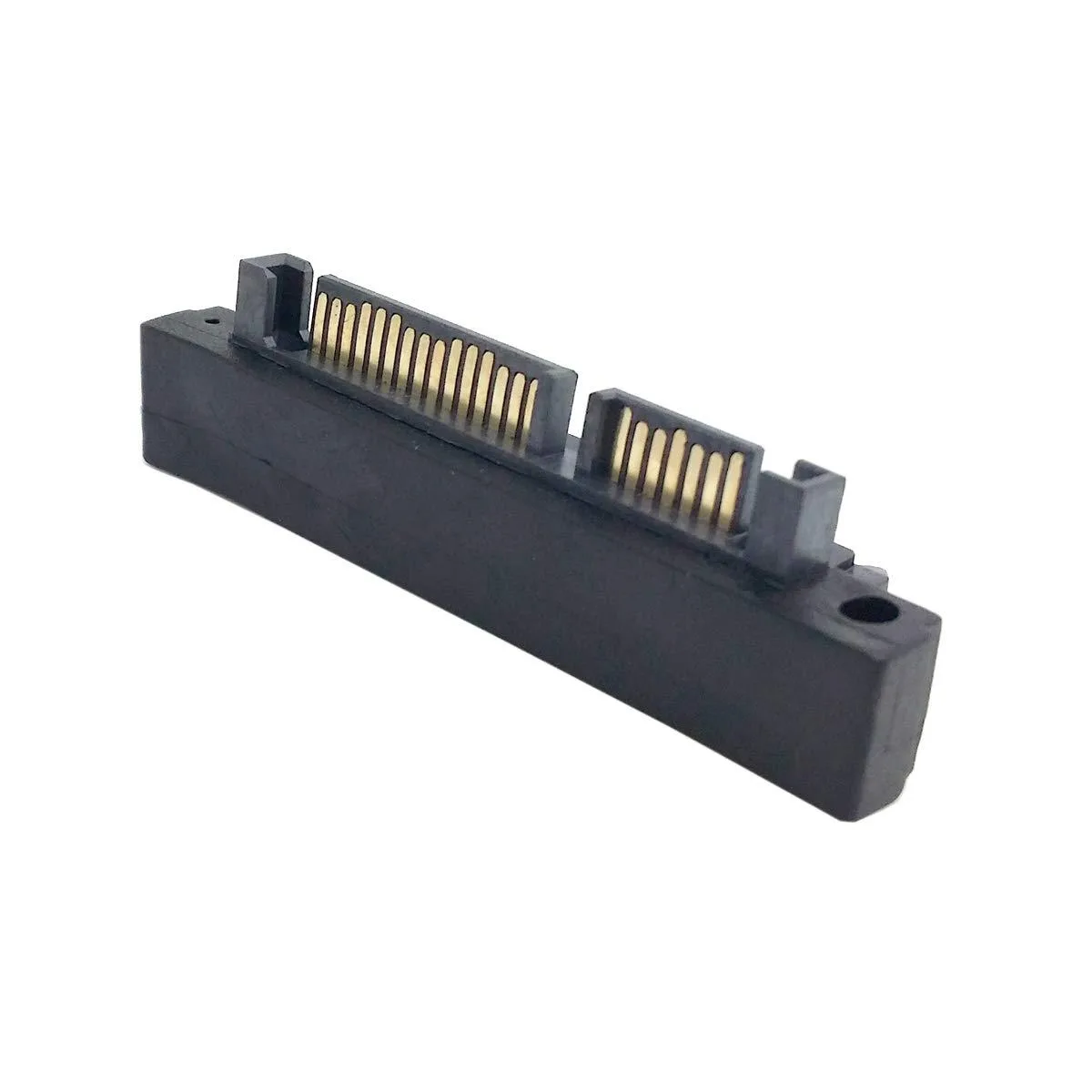 Vszerda Vszerda SA-121 SATA 22Pin 7+15 Male to Female 90 Degree Right Angle Adapter — product photo