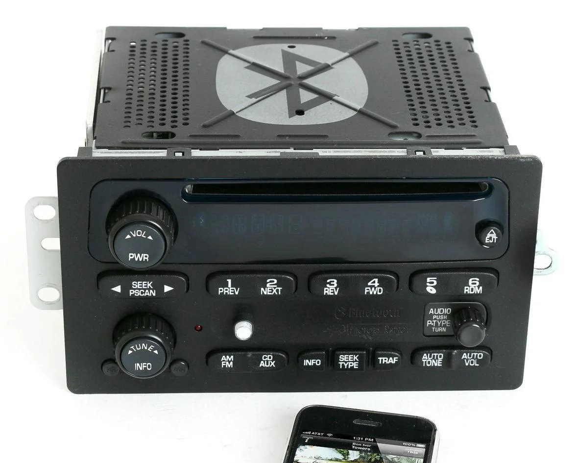 1 Factory Radio 1 Factory Radio 15091316 AM FM CD Bluetooth Receiver — product photo