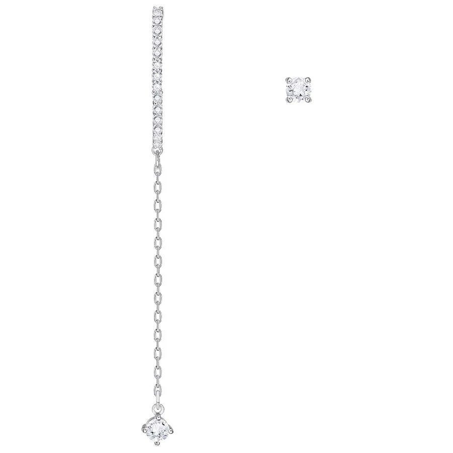 Swarovski Swarovski Vittore Pierced Earrings White Rhodium Plated — product photo