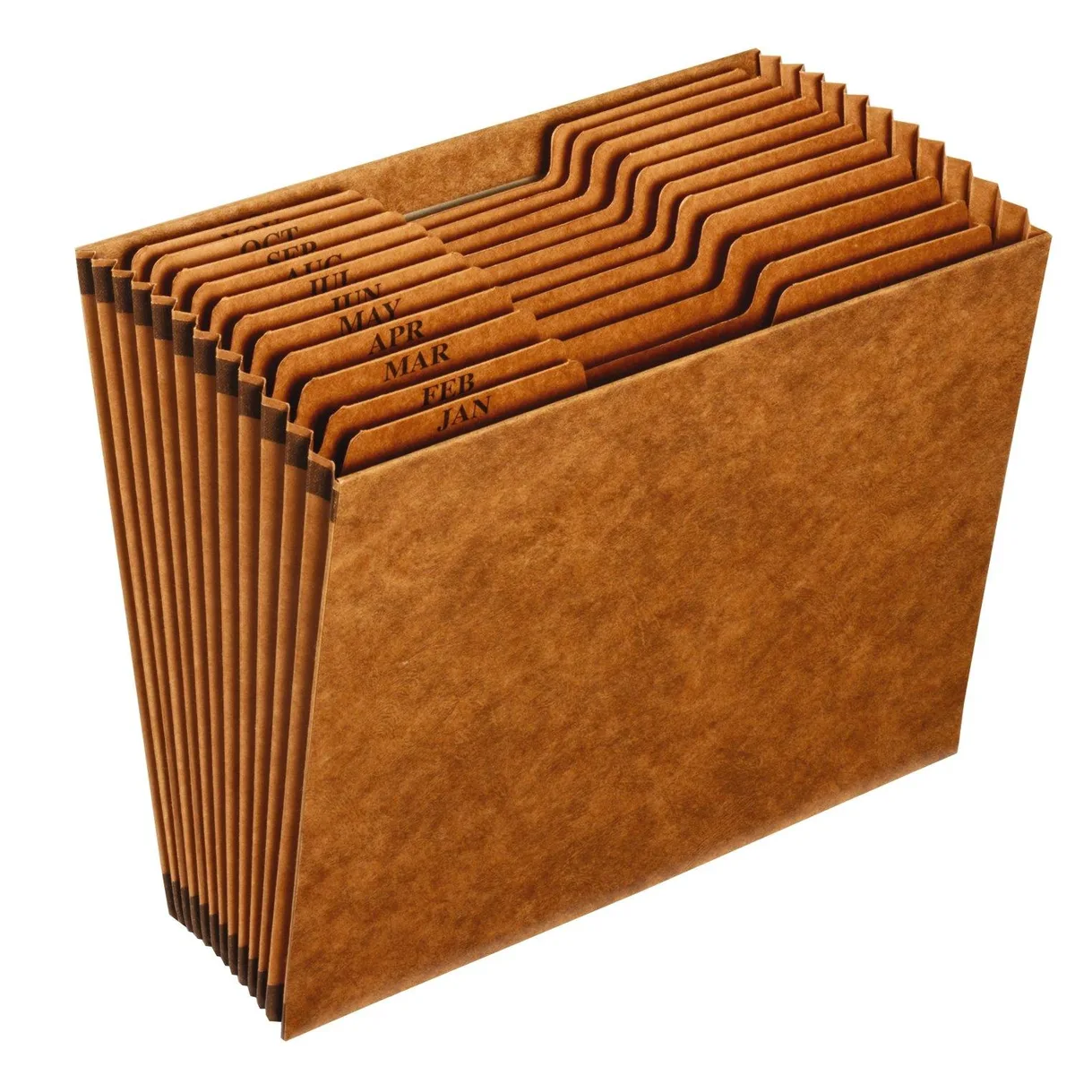 Pendaflex Heavy-Duty Expanding File 12 Pocket Monthly Letter Brown R217MHD — product photo