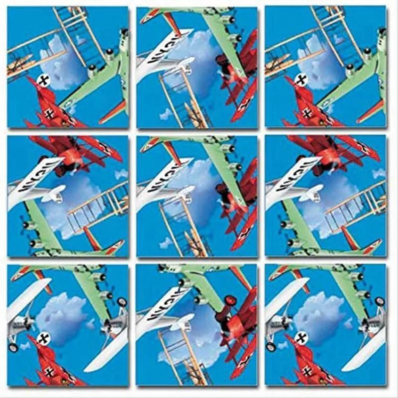 B.Dazzle B.Dazzle Scramble Squares Vintage Airplanes Game — product photo