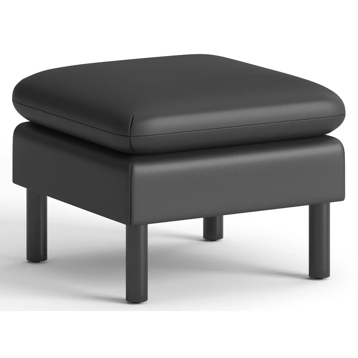 HON HON VP3LOTTBLK Parkwyn Ottoman Black 24" x 23" x 17.8" office furniture — product photo