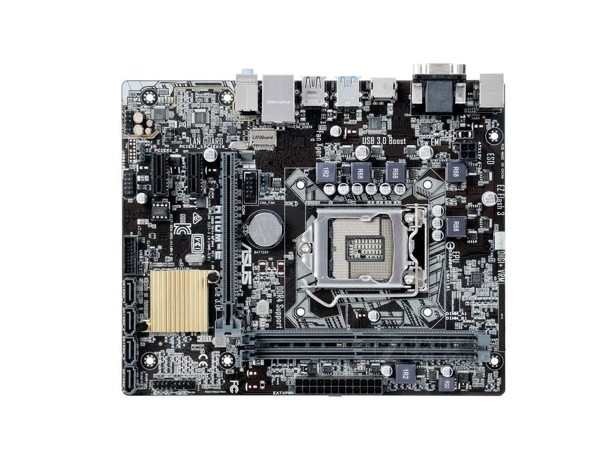 ASUS ASUS H110M-E Intel H110 LGA 1151 DDR4 32GB Micro ATX motherboard — product photo