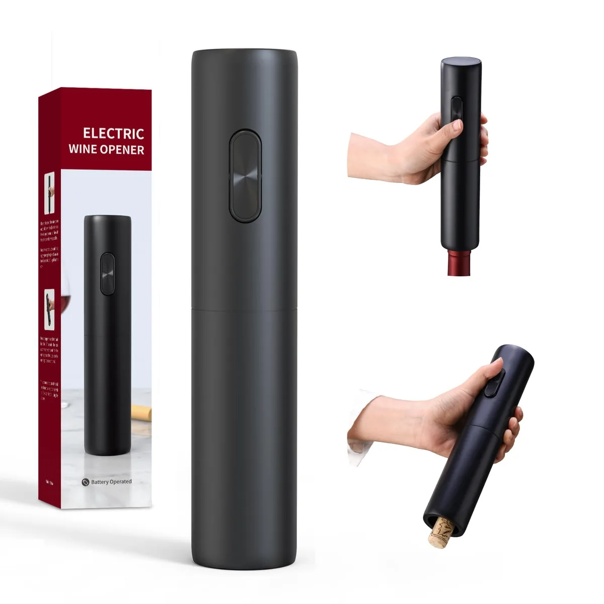  ANV101EB Electric Wine Opener Black Specialty Appliance — product photo
