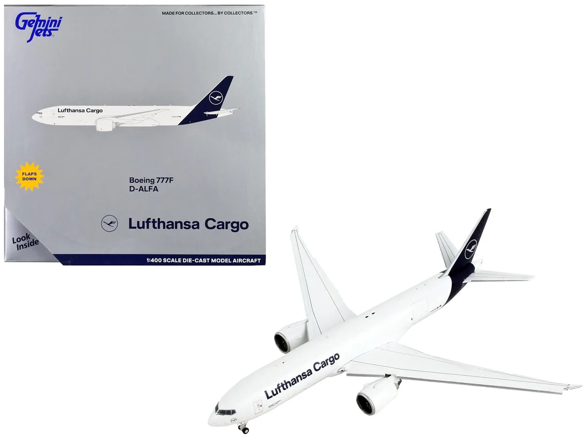 GeminiJets GeminiJets Boeing 777F Lufthansa Cargo 1/400 Flaps Down — product photo