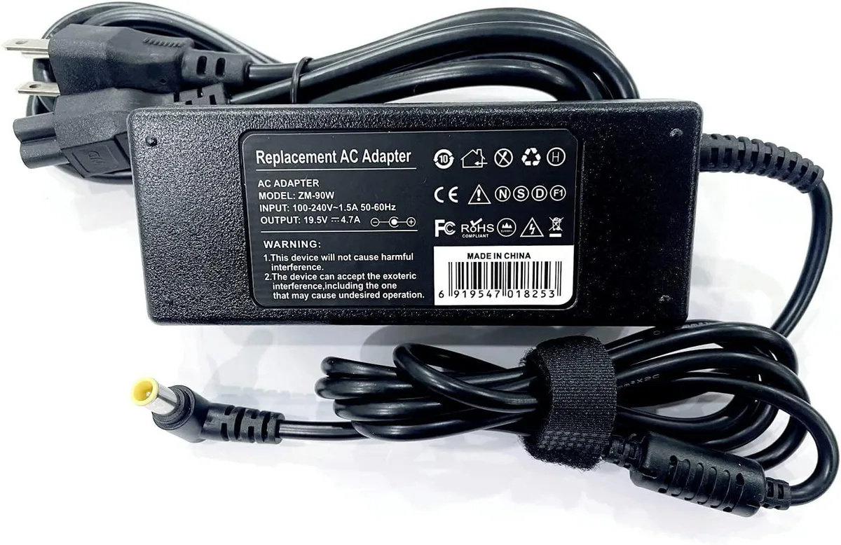 myVolts myVolts 90W 19.5V 4.7A AC Adapter for Sony Vaio PCG-R505 Series &amp; Bravia KDL TVs — product photo