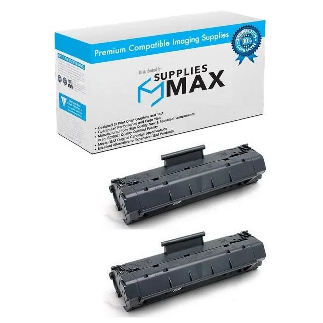 SuppliesMax SuppliesMax 1550A003AA_2PK Black Toner Cartridge 2500 Pages 2-Pack — product photo