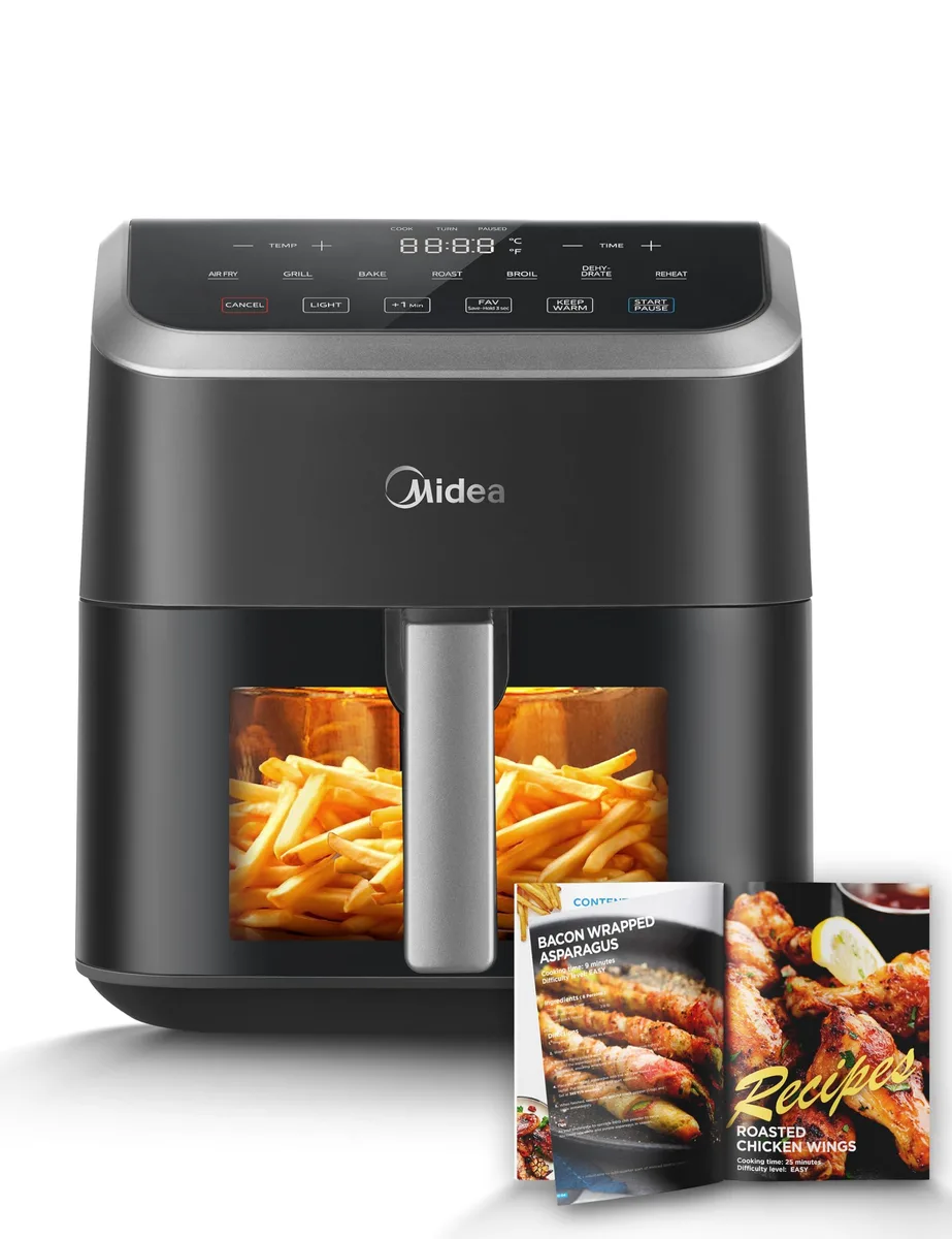  NutriChef MAD53109APK Midea 5.5 Qt Air Fryer White — product photo