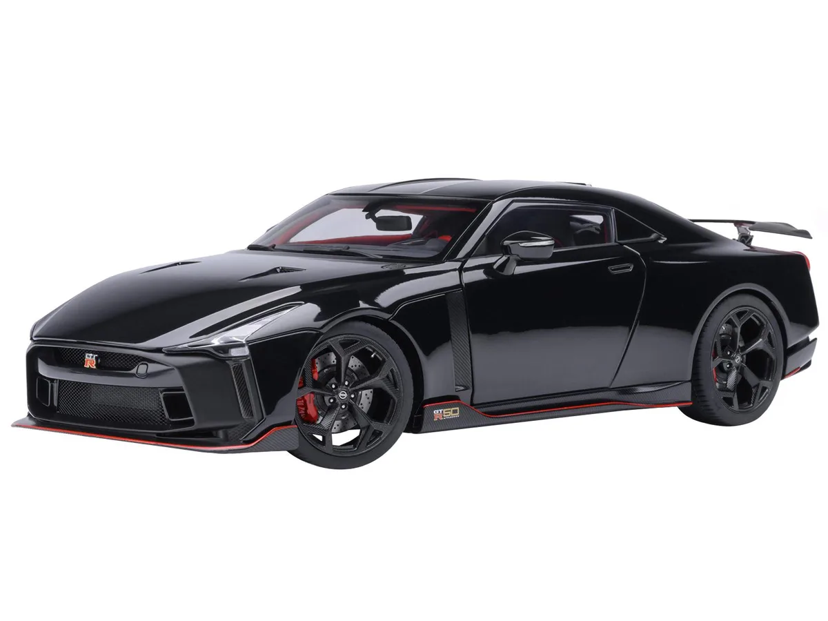 Autoart Autoart Nissan GT-R50 By ItalDesign Black and Matt Black 1/18 hobby collectible — product photo
